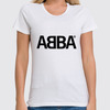 Заказать женскую футболку в Москве. Футболка классическая Группа "ABBA" от Fedor - готовые дизайны и нанесение принтов.