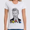 Заказать женскую футболку в Москве. Футболка классическая David Bowie от OEX design - готовые дизайны и нанесение принтов.