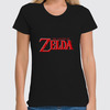 Заказать женскую футболку в Москве. Футболка классическая The Legend Of Zelda от BURNSHIRTS - готовые дизайны и нанесение принтов.