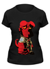 Заказать женскую футболку в Москве. Футболка классическая Hellboy / Хеллбой от crash - готовые дизайны и нанесение принтов.