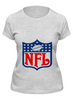 Заказать женскую футболку в Москве. Футболка классическая NFL от Weed Stuff`a - готовые дизайны и нанесение принтов.