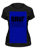 Заказать женскую футболку в Москве. Футболка классическая DRUГ SQUAD  от dburtsaev@mail.ru - готовые дизайны и нанесение принтов.