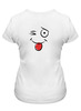 Заказать женскую футболку в Москве. Футболка классическая Рожицы от kirkinpuzel666@yandex.ru - готовые дизайны и нанесение принтов.