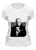 Заказать женскую футболку в Москве. Футболка классическая Путин Агент 007 от prodesign - готовые дизайны и нанесение принтов.