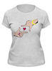 Заказать женскую футболку в Москве. Футболка классическая Руки и сердце от Мария Никитина - готовые дизайны и нанесение принтов.