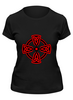 Заказать женскую футболку в Москве. Футболка классическая Кельтский крест от trend - готовые дизайны и нанесение принтов.