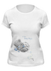 Заказать женскую футболку в Москве. Футболка классическая Малютка Тедди от wolk2471 - готовые дизайны и нанесение принтов.
