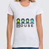 Заказать женскую футболку в Москве. Футболка классическая Dr. House_3 от panopticum - готовые дизайны и нанесение принтов.