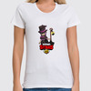 Заказать женскую футболку в Москве. Футболка классическая BRAWL STARS MORTIS от geekbox - готовые дизайны и нанесение принтов.