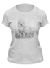 Заказать женскую футболку в Москве. Футболка классическая Верный друг от mrs-snit@yandex.ru - готовые дизайны и нанесение принтов.