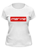 Заказать женскую футболку в Москве. Футболка классическая Marina от THE_NISE  - готовые дизайны и нанесение принтов.