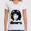 Заказать женскую футболку в Москве. Футболка классическая The doors (Дорс) от Easy-store - готовые дизайны и нанесение принтов.