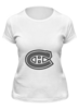 Заказать женскую футболку в Москве. Футболка классическая Montreal Canadiens от kspsshop - готовые дизайны и нанесение принтов.