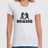 Заказать женскую футболку в Москве. Футболка классическая Boxing от skynatural - готовые дизайны и нанесение принтов.