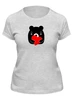 Заказать женскую футболку в Москве. Футболка классическая Влюбленный медвежонок от cooldesign  - готовые дизайны и нанесение принтов.