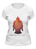 Заказать женскую футболку в Москве. Футболка классическая buddha  от Евгения С - готовые дизайны и нанесение принтов.