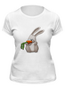 Заказать женскую футболку в Москве. Футболка классическая Морковка от THE_NISE  - готовые дизайны и нанесение принтов.