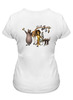 Заказать женскую футболку в Москве. Футболка классическая "Мадагаскар" от kiddy - готовые дизайны и нанесение принтов.