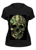 Заказать женскую футболку в Москве. Футболка классическая Skull - 11 от Vladec11 - готовые дизайны и нанесение принтов.