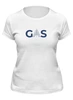 Заказать женскую футболку в Москве. Футболка классическая "GAS" от cooldesign  - готовые дизайны и нанесение принтов.