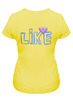 Заказать женскую футболку в Москве. Футболка классическая LIKEE от Phoenix-W  - готовые дизайны и нанесение принтов.
