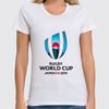 Заказать женскую футболку в Москве. Футболка классическая Rugby world cup 2019 от rugby - готовые дизайны и нанесение принтов.