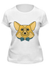 Заказать женскую футболку в Москве. Футболка классическая Корги Corgi от chistopopitersky - готовые дизайны и нанесение принтов.