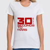 Заказать женскую футболку в Москве. Футболка классическая 30 seconds to mars от alina_s_ - готовые дизайны и нанесение принтов.