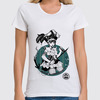 Заказать женскую футболку в Москве. Футболка классическая Пиратка от cinstudio@mail.ru - готовые дизайны и нанесение принтов.
