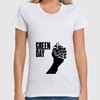 Заказать женскую футболку в Москве. Футболка классическая Green Day от BURNSHIRTS - готовые дизайны и нанесение принтов.