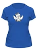 Заказать женскую футболку в Москве. Футболка классическая Гном ангел от cooldesign  - готовые дизайны и нанесение принтов.