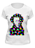 Заказать женскую футболку в Москве. Футболка классическая Пушкин от d_ari.design@mail.ru - готовые дизайны и нанесение принтов.