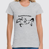 Заказать женскую футболку в Москве. Футболка классическая Equestrian sport от Antaya - готовые дизайны и нанесение принтов.