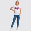 Заказать женскую футболку в Москве. Футболка классическая Pink  от ПРИНТЫ ПЕЧАТЬ  - готовые дизайны и нанесение принтов.