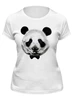 Заказать женскую футболку в Москве. Футболка классическая Панда    от Print design  - готовые дизайны и нанесение принтов.