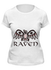 Заказать женскую футболку в Москве. Футболка классическая Raven Brand от Raven - готовые дизайны и нанесение принтов.