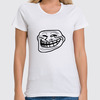 Заказать женскую футболку в Москве. Футболка классическая Mem смех от THE_NISE  - готовые дизайны и нанесение принтов.