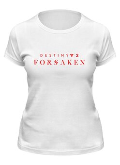 Заказать женскую футболку в Москве. Футболка классическая Destiny 2 от THE_NISE  - готовые дизайны и нанесение принтов.