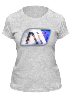 Заказать женскую футболку в Москве. Футболка классическая Mass effect Andromeda от galaxy secret - готовые дизайны и нанесение принтов.