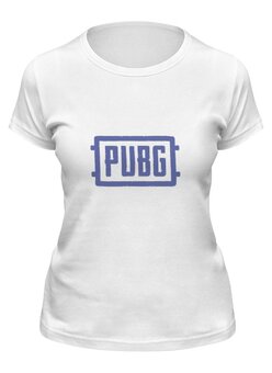 Заказать женскую футболку в Москве. Футболка классическая игра PUBG от THE_NISE  - готовые дизайны и нанесение принтов.