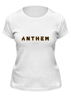 Заказать женскую футболку в Москве. Футболка классическая Anthem от THE_NISE  - готовые дизайны и нанесение принтов.