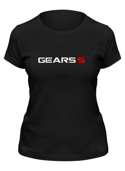 Заказать женскую футболку в Москве. Футболка классическая Gears 5 от THE_NISE  - готовые дизайны и нанесение принтов.