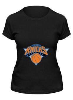 Заказать женскую футболку в Москве. Футболка классическая New York Knicks от BURNSHIRTS - готовые дизайны и нанесение принтов.