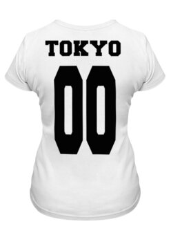 Заказать женскую футболку в Москве. Футболка классическая Tokyo 00 от nikskiru - готовые дизайны и нанесение принтов.