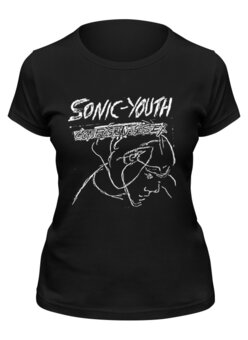 Заказать женскую футболку в Москве. Футболка классическая Sonic Youth от geekbox - готовые дизайны и нанесение принтов.