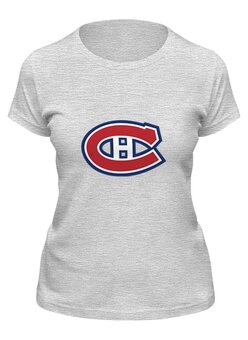 Заказать женскую футболку в Москве. Футболка классическая Montreal Canadiens от BURNSHIRTS - готовые дизайны и нанесение принтов.