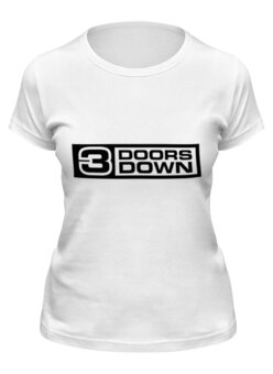 Заказать женскую футболку в Москве. Футболка классическая 3 Doors Down от Fedor - готовые дизайны и нанесение принтов.