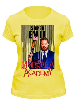 Заказать женскую футболку в Москве. Футболка классическая The Umbrella Academy  от T-shirt print  - готовые дизайны и нанесение принтов.