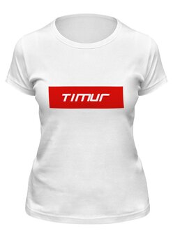 Заказать женскую футболку в Москве. Футболка классическая Timur от THE_NISE  - готовые дизайны и нанесение принтов.