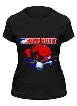 Заказать женскую футболку в Москве. Футболка классическая Limp Bizkit от Денис - готовые дизайны и нанесение принтов.